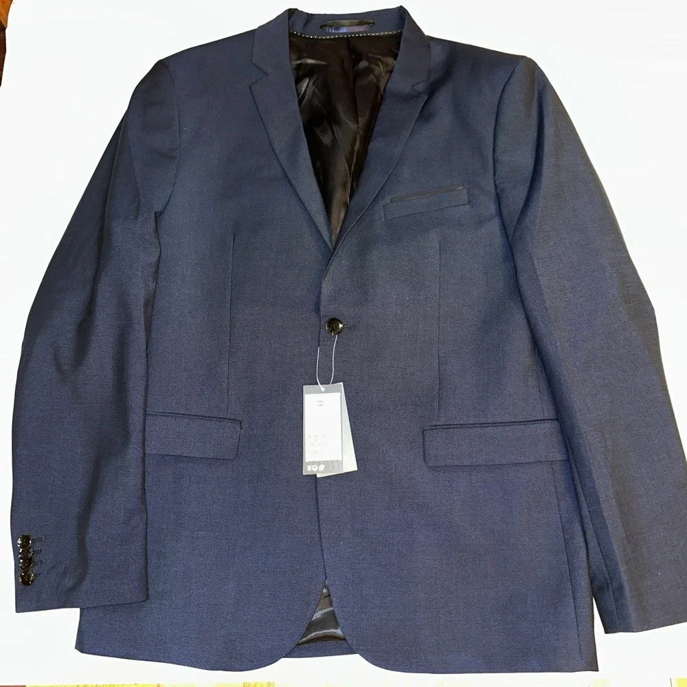 H&M Blazer Slim Fit Sports Coat Jacket Mens Size 44 R